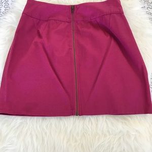 Fuschia Mini Skirt / Size Large